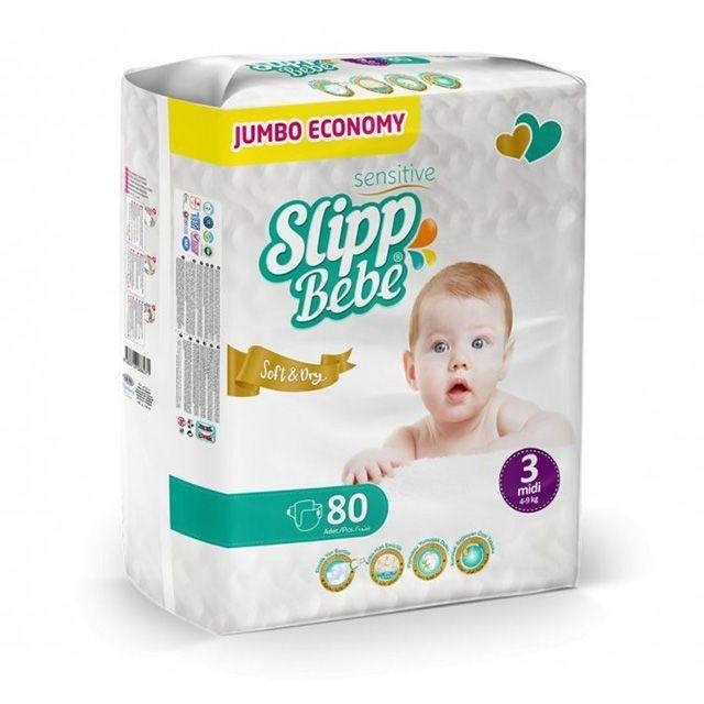 

Подгузники Predo Baby SLIPP BEBE 3 (4-9 кг) 80 шт