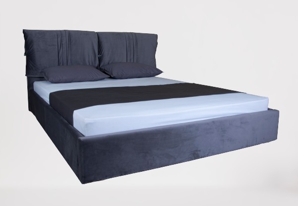 

Кровать MELBI Оливия 140*200 см c подъемным механизмом серая