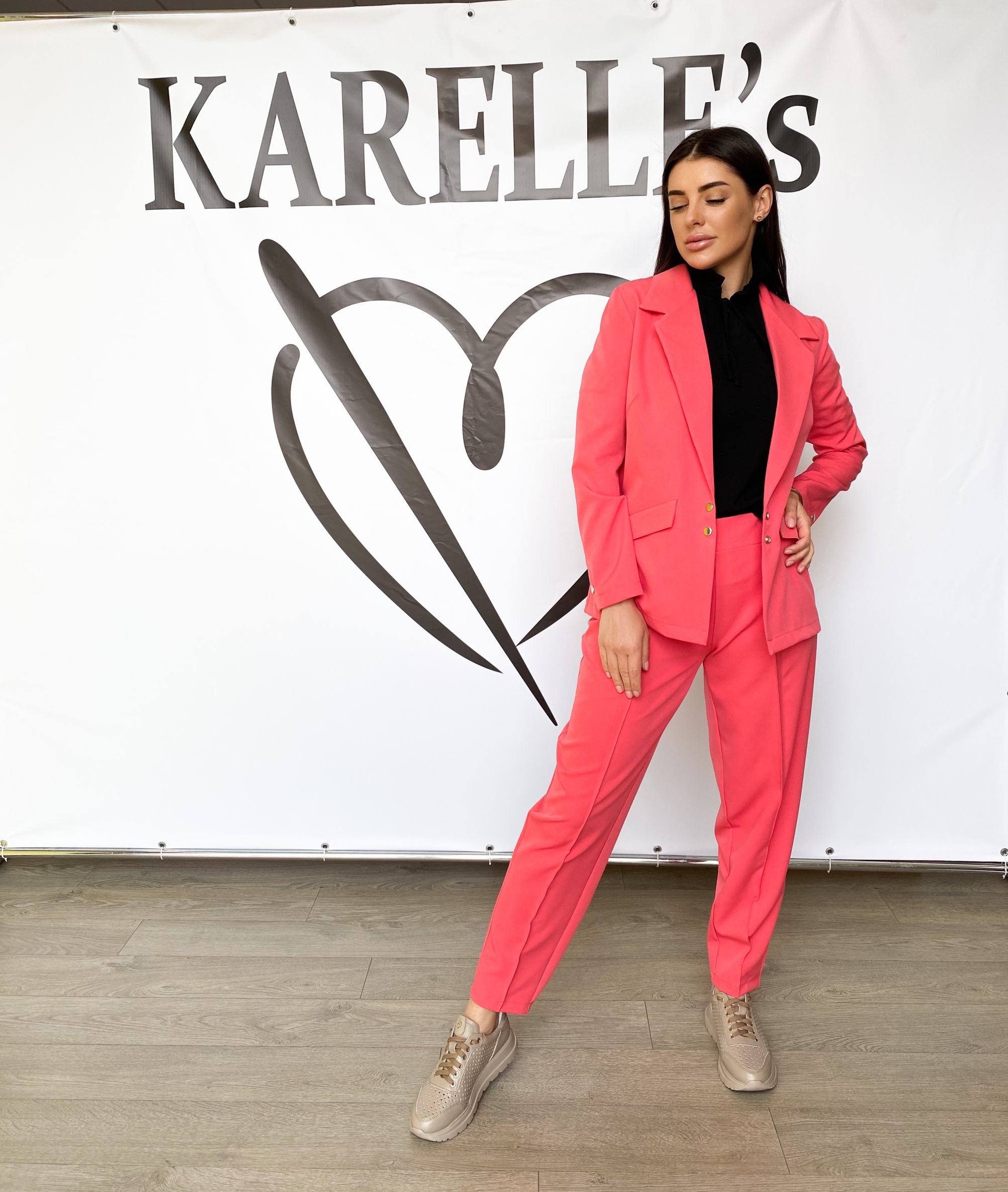 

Костюм-двійка KARELLE's Модуль - Корал К.28.0308.00, Костюм-двійка KARELLE's Модуль XXS-XS Корал К.28.0308.00.XXS-XS