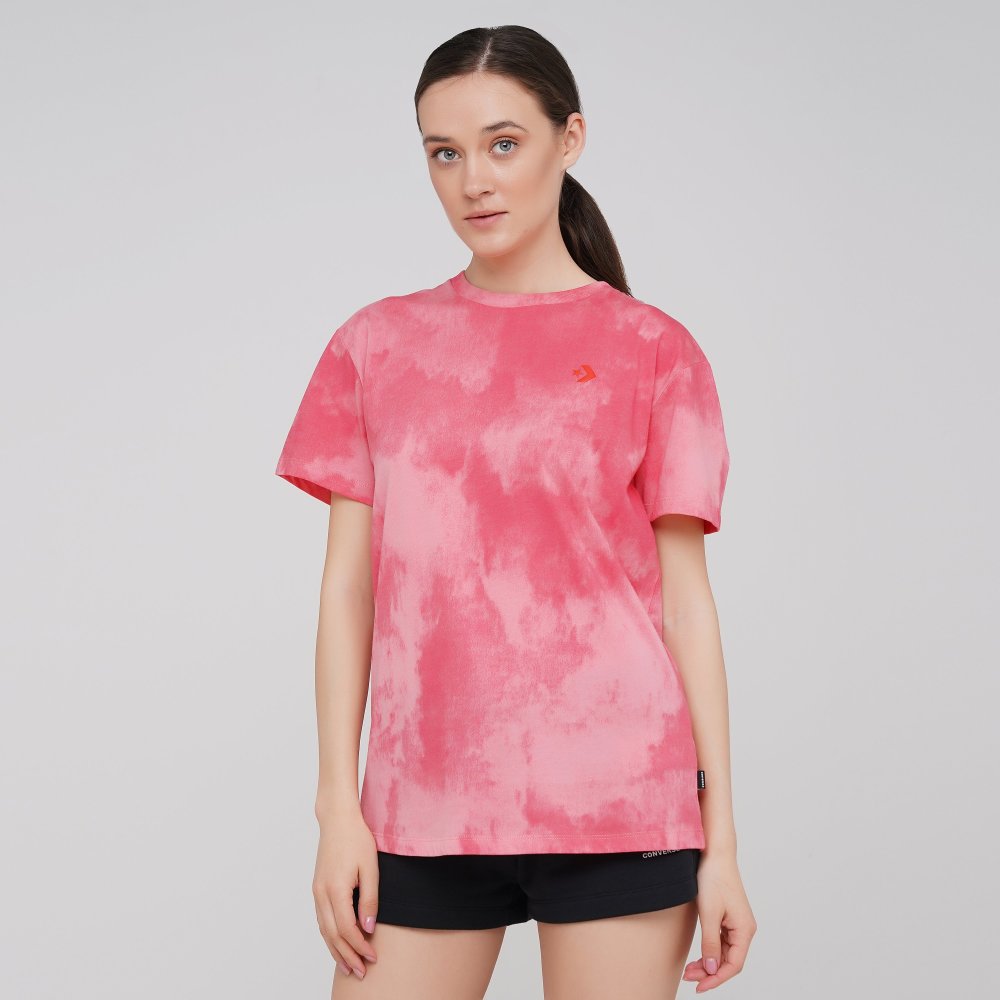 

Женская футболка Converse Wash Effect Relaxed Tee Розовый 42 (con10021466-664)