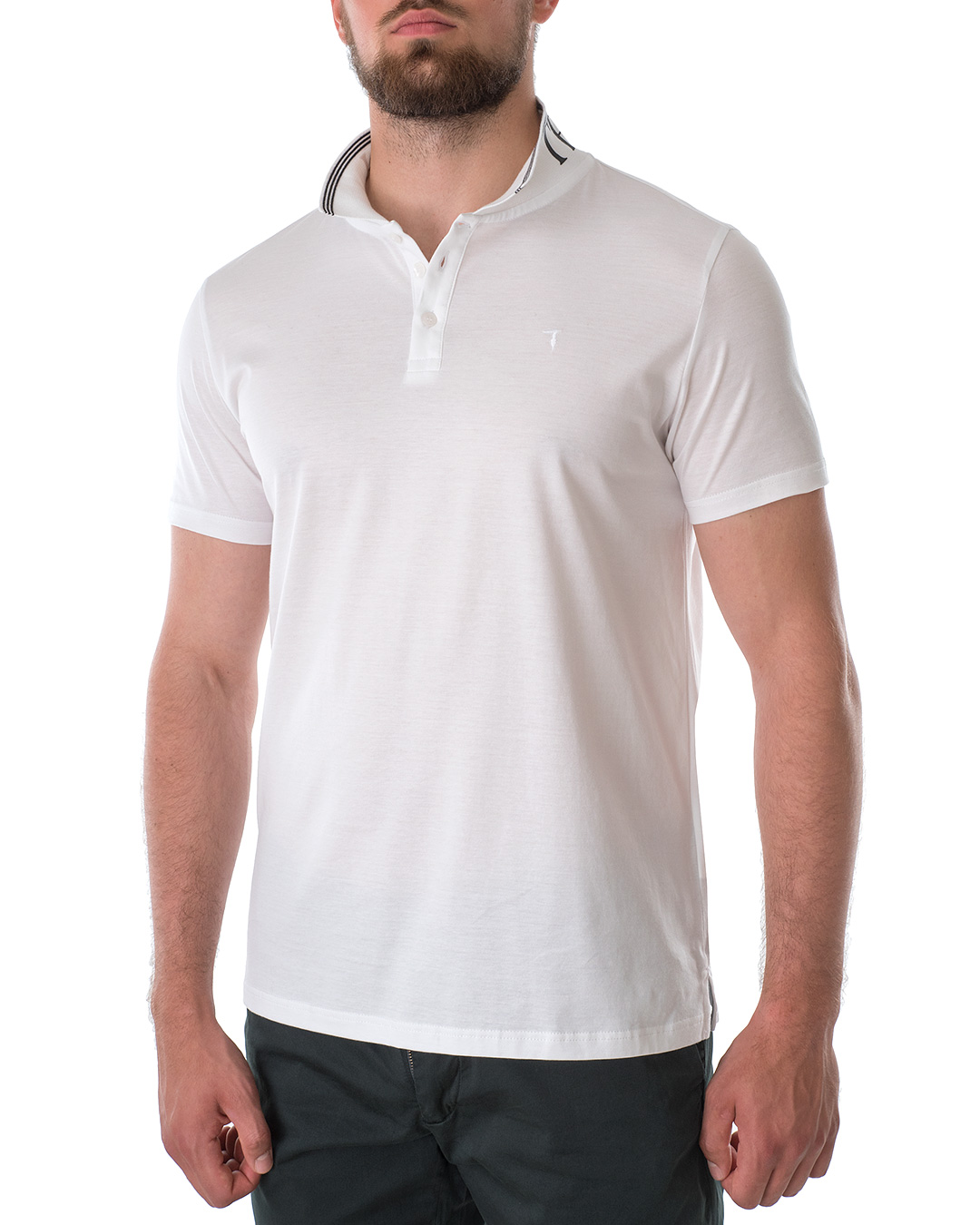 

Футболка Поло чоловіча TRUSSARDI JEANS (52T00501-1T003602-W001/21-3) Білий L