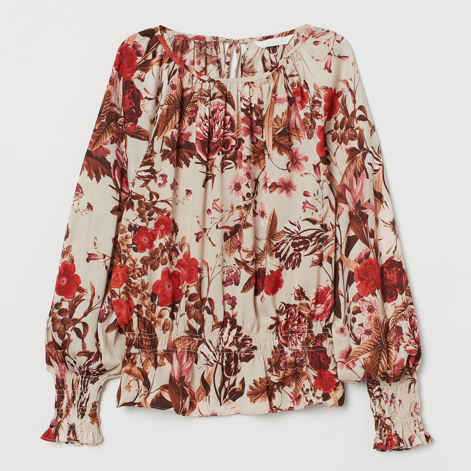 

Блузка H&M 0789309003 42 (170/96А) Светло-бежевая