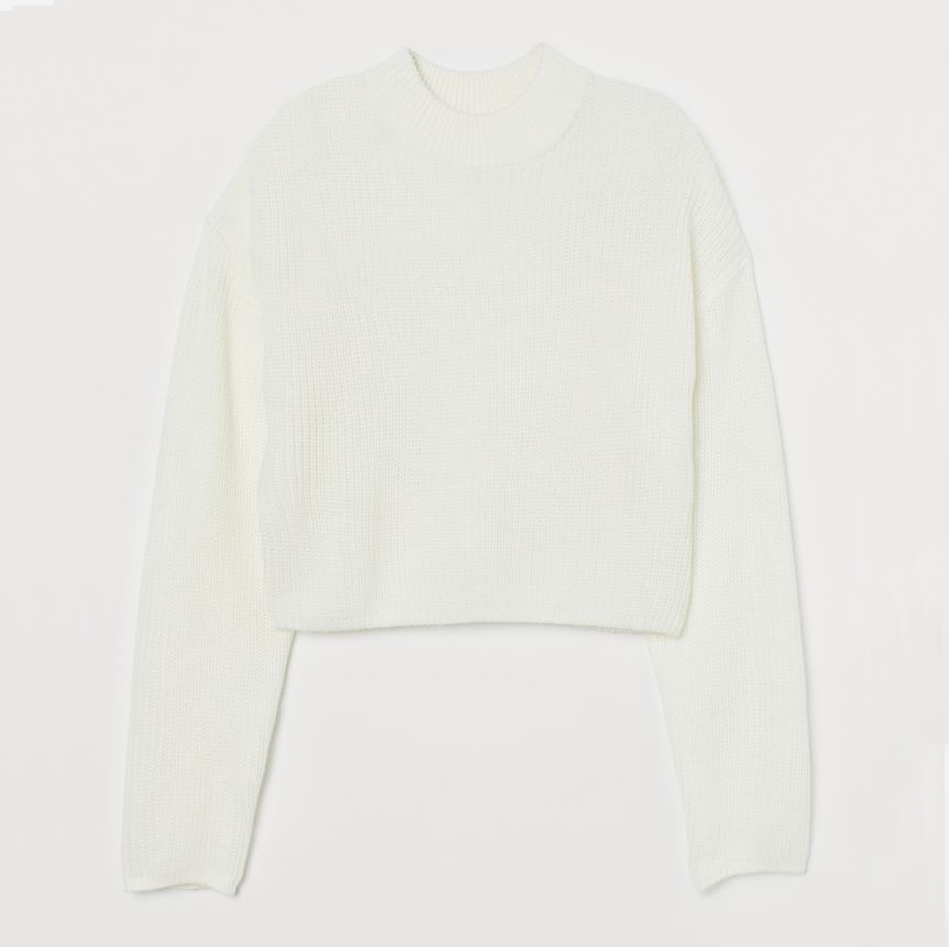 

Джемпер H&M 0767423001 M (170/96А) Белый