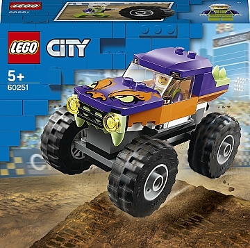 

Конструктор "City Great Vehicles. Монстр-трак", 60251 - LEGO City (20-820416)