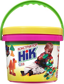 

Конструктор "Ник", ведро, 52 детали - Юника (20-272601)