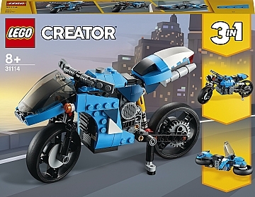 

Конструктор "Супермотоцикл 3 в 1", 236 деталей, 31114 - LEGO Creator (20-970519)