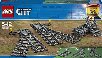 

Конструктор "Железнодорожные стрелки", 60238 - LEGO City (20-619558)