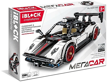 

Игрушка-конструктор "Мега Car", 608 деталей - Iblock (20-966966)