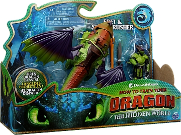 

Игровой набор "Как приручить дракона 3", Крушиголова и Эрет - How to Train Your Dragon Spin Master (20-752378)