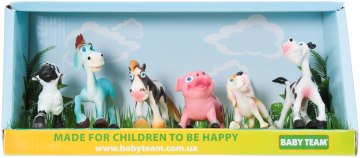 

Набор игрушек-фигурок "Ферма", 6 шт - Baby Team (20-416599)