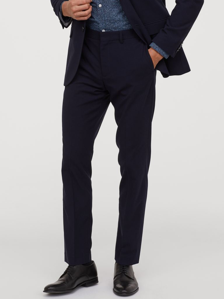 

Брюки H&M 7140269RP3 50 Темно-синие