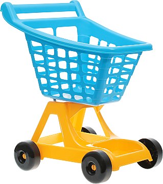 

Игрушка "Тележка для супермаркета", желто-голубая - Технок (20-445065)