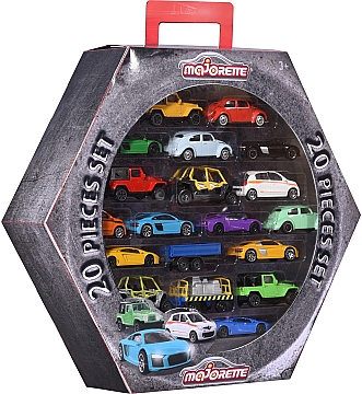 

Набор машинок металлических, 20 шт - Majorette (20-958195)