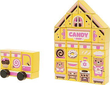 

Конструктор "Candy shop", 34 элемента - Cubika (20-897383)