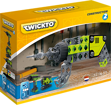 

Конструктор "Construction2", 72 деталей - Twickto (20-648398)