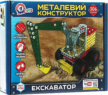 

Конструктор металлический "Экскаватор" - ТехноК (20-557465)