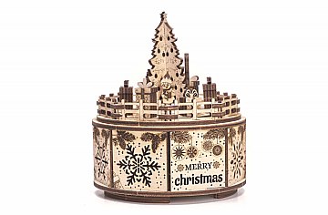 

Механический пазл "Подарки от Санты", музыкальная модель - Wood Trick (20-820302)