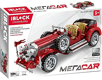 

Конструктор "МегаCar", 617 деталей - Iblock (20-967000)