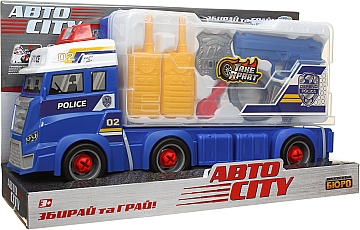 

Детский конструктор на шурупах "Полиция", KB 042 - Limo Toy (20-994917)