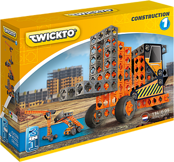 

Конструктор "Construction1", 134 деталей - Twickto (20-648396)