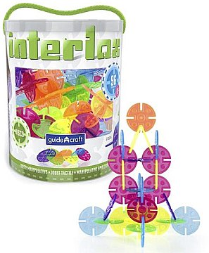 

Конструктор Interlox Discs "Диски", 96 деталей - Guidecraft (20-736012)