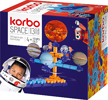 

Набор для творческого конструирования "Space", 131 деталей - Korbo (20-736286)