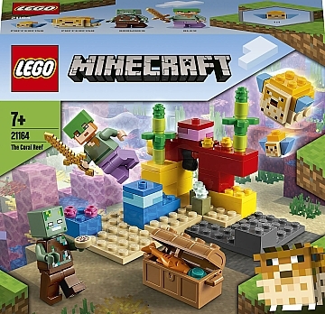 

Конструктор "Коралловый риф", 92 детали, 21164 - LEGO Minecraft (20-970494)