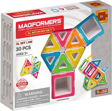 

Магнитный конструктор "Neon XL", 30 элементов - Magformers (20-725184)