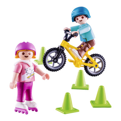 

Конструктор Playmobil Special plus Дети на велосипеде и роликах (70061) (10-564179)