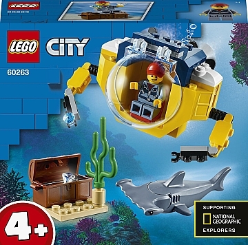 

Конструктор "Океан: мини-подлодка", 60263 - LEGO City (20-892773)