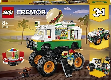 

Конструктор "Грузовик Монстрбургер", 31104 - LEGO Creator (20-820646)