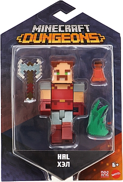 

Фигурка персонажа серии "Dungeons", Хэл - Minecraft Mattel (20-970773)