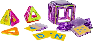 

Магнитный конструктор, 20 деталей - Qunxing Toys (20-659340)