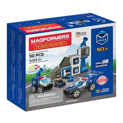 

Магнитный конструктор Magformers Полиция 50 элементов (717002) (10-559306)