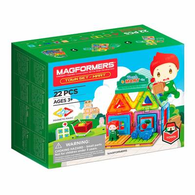 

Магнитный конструктор Magformers Супермаркет 22 элемента (717007) (10-559310)