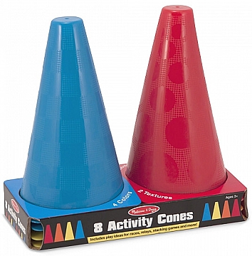 

Набор пластиковых конусов для активных игр - Melissa&Doug (20-946019)