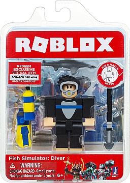 

Игровая коллекционная фигурка "Core Figures", Fish Simulator: Diver W5 - Roblox Jazwares (20-709390)