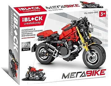 

Игрушка-конструктор "Мега Bike", 273 детали - Iblock (20-966969)