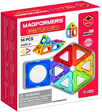

Конструктор магнитный "Базовый плюс", 14 элементов - Magformers (20-781654)