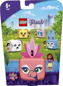 

Конструктор "Куб-фламинго с Оливией", 41 деталь, 41662 - LEGO Friends (20-970764)