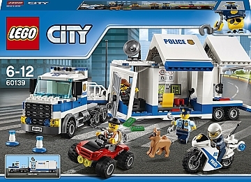 

Конструктор "Мобильный командный центр", 60139 - LEGO City (20-428809)
