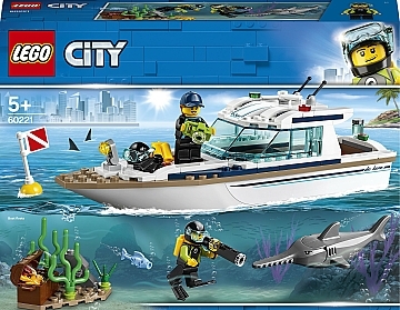 

Конструктор "Яхта для дайвинга", 60221 - LEGO City (20-668214)