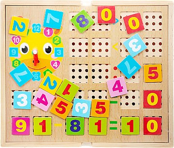 

Деревянная игра "Мозаика+математика-цифры" - Руди (20-552377)
