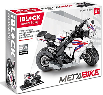 

Конструктор "Мотоцикл", 289 дет. - A-Toys (20-980431)