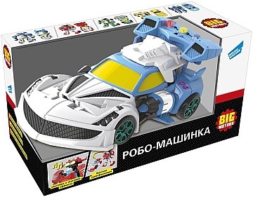 

Машинка "Робо-машинка", белая - Big Motors (20-717608)