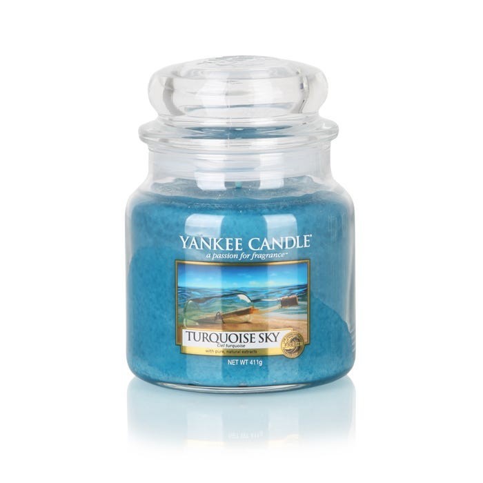 

ароматическая свеча БИРЮЗОВОЕ НЕБО / Yankee Candle TURQUOISE SKY medium jar 1254030E