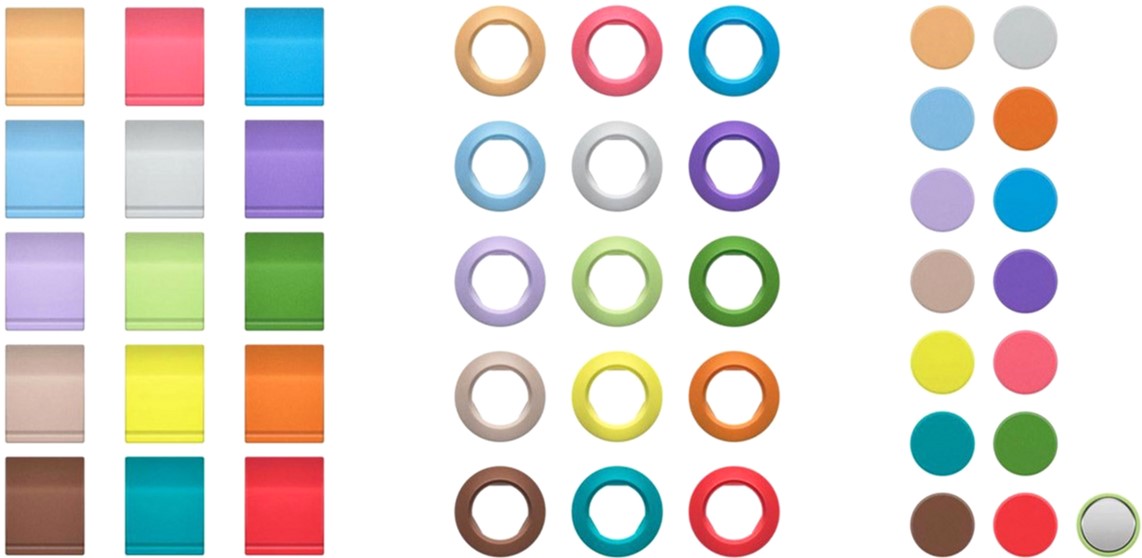 

Комплект для цветового кодирования Sennheiser EW-D Color Coding SET (508989)
