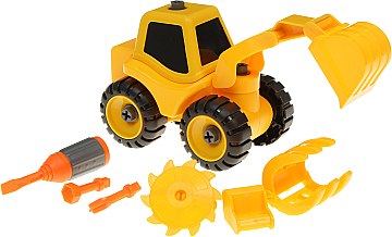 

Разборная модель с отверткой "Трактор с аксессуарами" - Kaile Toys (20-603966)