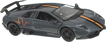 

Металлическая инерционная машина "Lamborghini Murcielago LP670-4 SV", черная - Uni-Fortune (20-677002)