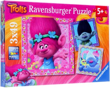 

Пазл 3в1 "Троли", 147 элементов - Ravensburger (20-433583)
